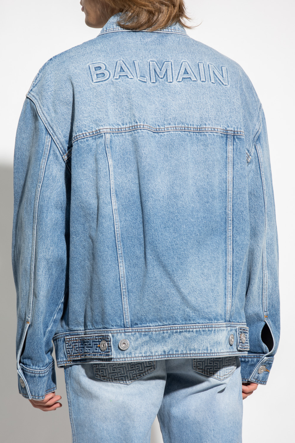 Balmain on sale blue jacket